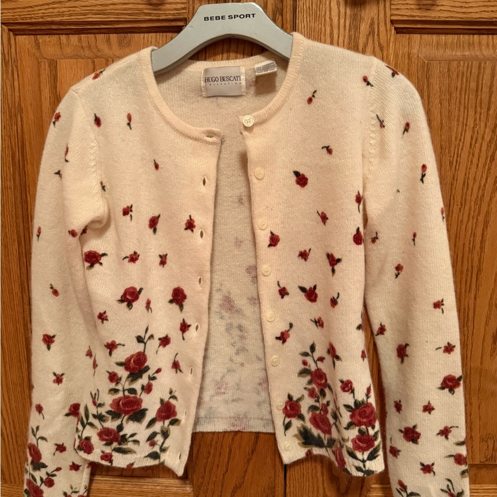 Floral Embroidered Cardigan